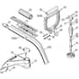 Genuine Stihl FS75 / R - Drive tube assembly FS 75, Loop handle
