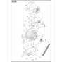 Husqvarna FS 500 E - 967963601 - Motor