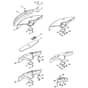 Stihl FS-KM 4140 - Cutting Tools, Deflector (01.2015) - Parts Diagram