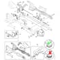 Stihl FSA57 - Handle Housing, Drive Tube Assembly - Parts Diagram