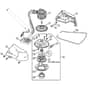 Genuine Stihl FSA85 / C - Electric motor, Cutting head
