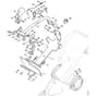 Stihl FW20 - Support, Throttle Control Ts 410, 420 - Parts Diagram