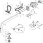 G 230 - 2005 - 282010013/LC - Castel Garden Brushcutter Handle Transmission Diagram