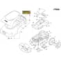 G 300 - 2022-2025 - 2R3101118/ST1 - Stiga Robot Mower Wheels Bodywork Diagram