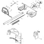 G 428 - 2004 - 282820001/04 - Castel Garden Brushcutter Handle Transmission Diagram