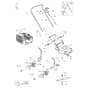 G 44 P - Oleo-Mac Rotary Mower illustrated parts list Diagram