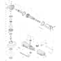 Makita GA4530R - 115mm Angle Grinder - Power Tool Diagram