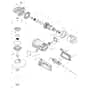 Makita GA7062 - 180mm Angle Grinder - Power Tool Diagram