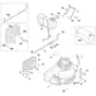 Viking GB 460 C - Engine, Tank - Parts Diagram