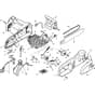 GD 1800 (GREEN) - 2008 - 291516006/08 - Castel Garden Chainsaw Electric Chain saw Diagram