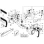 GD 33 - 2003 - 222914001/ALX - Castel Garden Chainsaw Housing Diagram