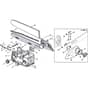 GD 36 - 2004 - 222614003/DOM - Castel Garden Chainsaw Crankcase Trim Group Diagram
