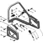 GD 36 - 2004 - 222614003/DOM - Castel Garden Chainsaw Handle Diagram