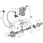 GD 39Q - 2007 - 222716106/05 - Castel Garden Chainsaw Crankshaft and Cylinder Diagram