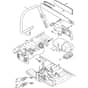 GD 45 - 2004 - 224618001/0F4 - Castel Garden Chainsaw Housing Diagram