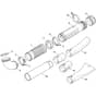 Genuine Stihl BR800 C-E - Pleated hose, Blower tube