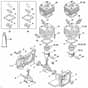 Genuine Stihl FS350 - Crankcase, Cylinder