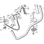 Genuine Stihl FS350 - Handlebar, Control handle