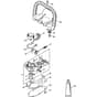 Genuine Stihl HS45 - Gear Head, Handlebar with Hand Guard