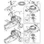 Genuine Stihl HS45 - Rewind Starter, Handle Housing