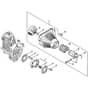 Genuine Stihl KM131 - Clutch, Fan housing