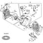 Genuine Stihl KM131 - Rewind starter, Fuel tank