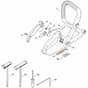 Genuine Stihl MS170 / P - Handle frame, Tools