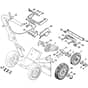 Genuine Stihl TS400 - Mounting kit - Cutquik cart