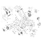 Gi 48 T - Oleo-Mac Rotary Mower Complete illustrated parts list Diagram