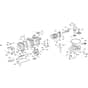 GLX 20-108HS - Oleo-Mac Ride On Mower Motor assy Diagram