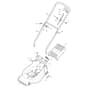 GO/ON 3540 P - 2013 - 297430043/ZE - Castel Garden Rotary Mower Deck and Handle, Upper Part Diagram