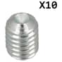 Socket Head Grub Screws, M6 x 8mm, Pack of 10