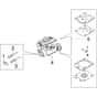 GS 411 - Oleo-Mac Chainsaw Carburettor Diagram