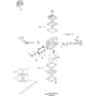GS 650 - Oleo-Mac Chainsaw Carburettor HD-57 Diagram
