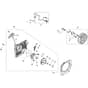 GS 651 - Oleo-Mac Chainsaw Starter Assy Diagram