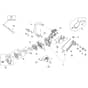 GSTH 240 - Oleo-Mac Chainsaw Handle Diagram