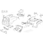 GT 30e - 2022 - 2T2205447/AT2 - Atco Ride On Mower Body Diagram