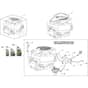 GT 43HR - 2022-2025 - 2T1210447/AT2 - Atco Ride On Mower Fuel Pump Diagram
