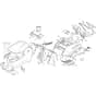 GTL 46HR Twin - 2017-2020 - 2T1945247/AT7 - Atco Ride On Mower Body Diagram