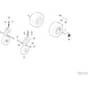 Gyro 500e - 2022-2025 - 2F7062505/ST1 - Stiga Zero Turn Mower Wheel Diagram
