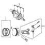 Cobra H210C - Engine HSD21200000 CrankShaft/Piston Diagram