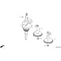 Honda HF1211K2-HE (8300001-8699999) -  Crankshaft Diagram