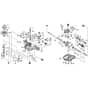 Honda HF1211K2-HE (8300001-8699999) -  Gearbox Diagram