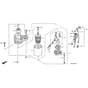 Honda HF1211K2-SE (1000001-1099999) -  Starter Motor Diagram