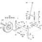 Honda HF1211K2-SE (1000001-1099999) -  Steering Group Diagram