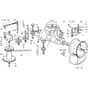 Honda HF2114K2-HE -  Transmission Group Diagram