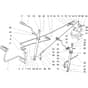 Honda HF2218K1-SE -  Brake and Gearbox Contro Diagram