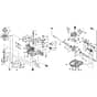 Honda HF2218K2-HL -  Transmission Group Diagram