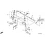 Honda HF2315-HMEA -  Front Axle Diagram