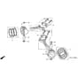 Honda HF2315-SBE -  Piston Diagram